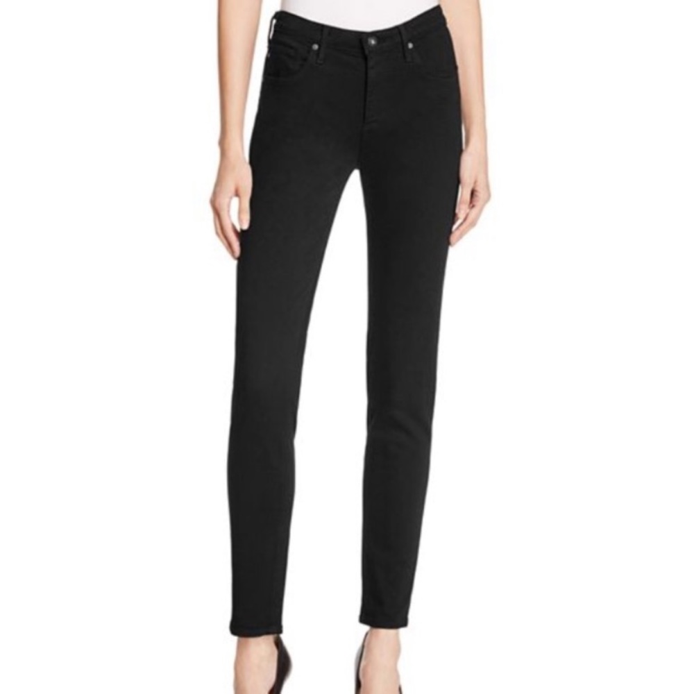 AG Adriano Goldschmied Prima Mid Rise Jeans Black